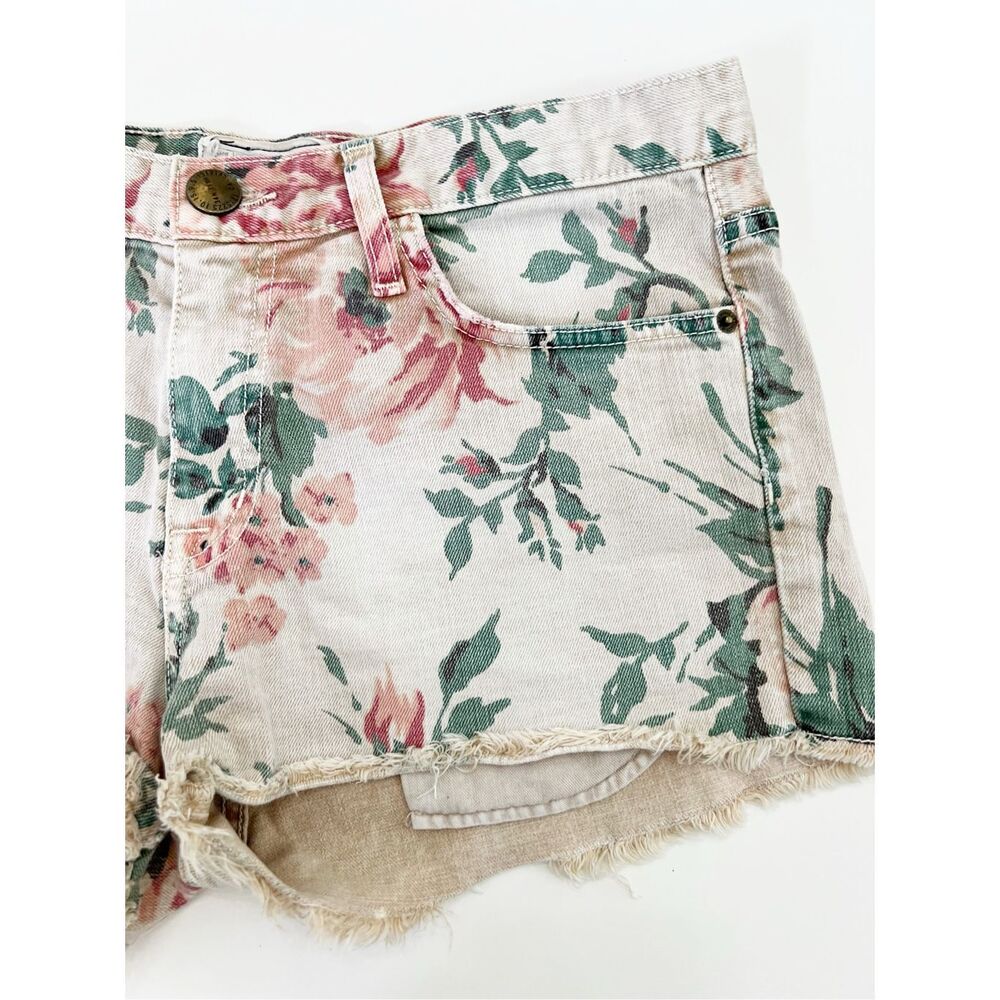 Current/Elliott Womens Multi Haystack Floral Boyf… - image 3